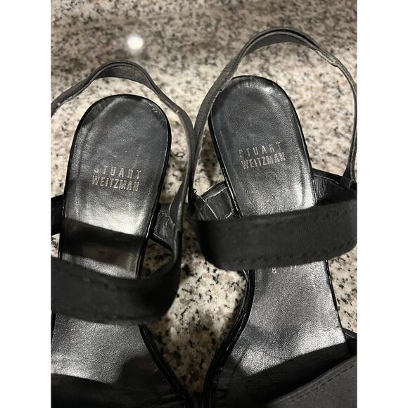 Stuart Weizmen Black strapy heels - Picture 5 of 5